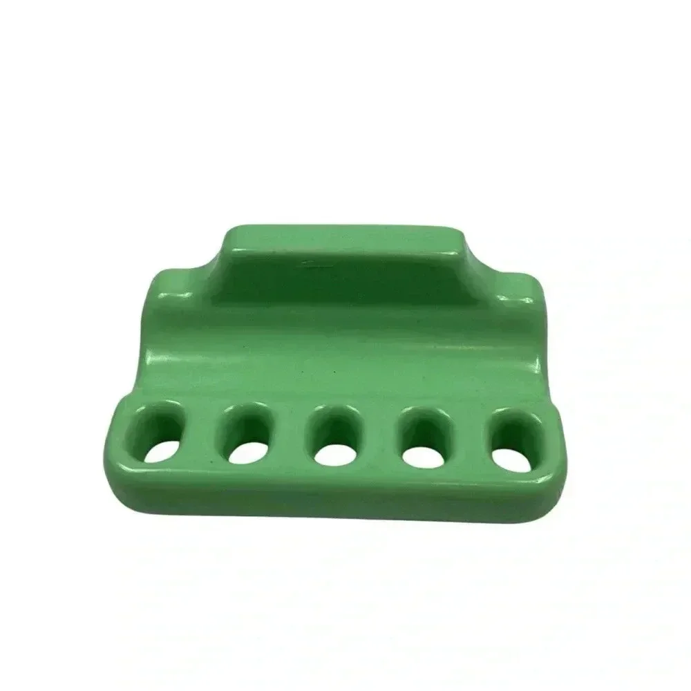 Vintage 1940/50s green porcelain ceramic toothbrush holder - Picture 4 of 4